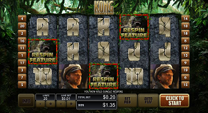 King Kong Slot with Sticky Wild Re-spins
